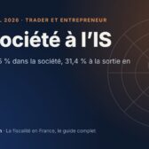 La société à l’IS, fiche du guide fiscal 2026 d’andlil sur fond bleu nuit