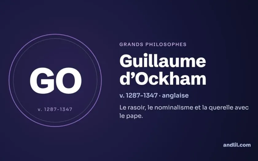 Guillaume d’Ockham : biographie, idées et héritage