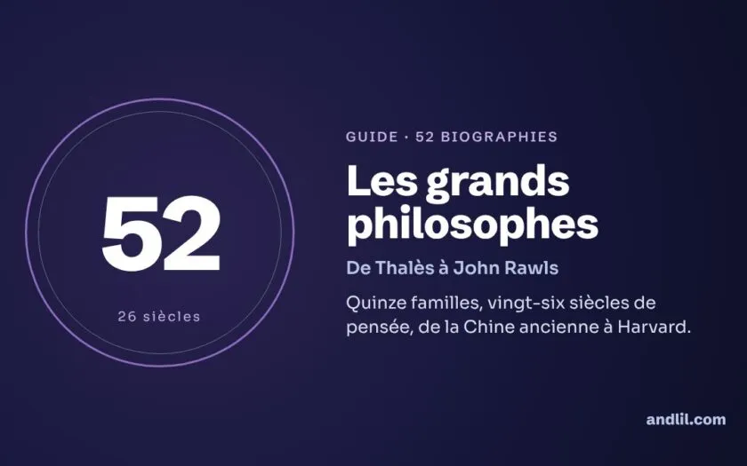 Le guide des grands philosophes : 52 biographies
