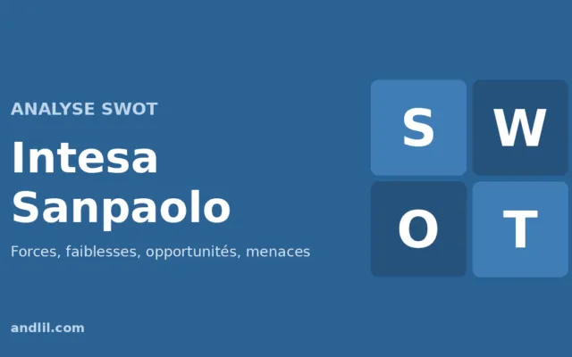 Analyse SWOT d'Intesa Sanpaolo : forces, faiblesses, opportunités et menaces