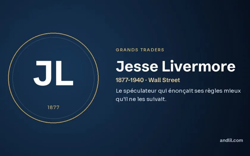 Jesse Livermore : Le spéculateur qui énonçait ses règles mieux qu’il ne les suivait