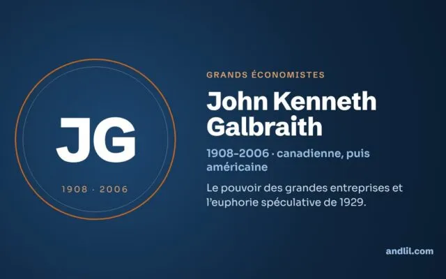 John Kenneth Galbraith : biographie, idées et héritage