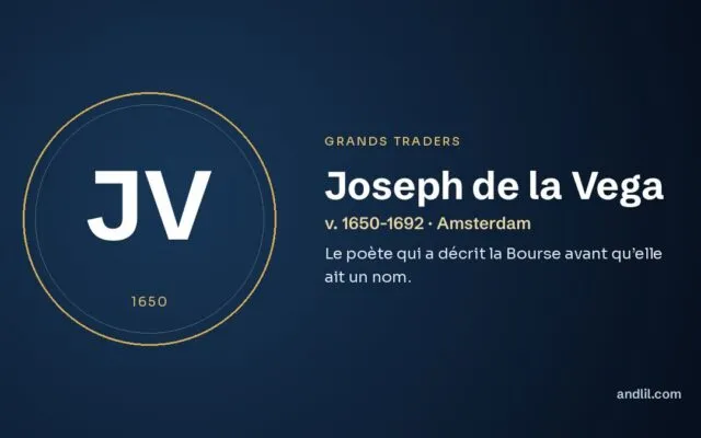 Joseph de la Vega : Le poète qui a décrit la Bourse avant qu’elle ait un nom