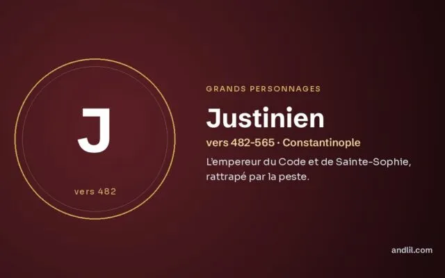 Justinien : L’empereur du Code et de Sainte-Sophie, rattrapé par la peste