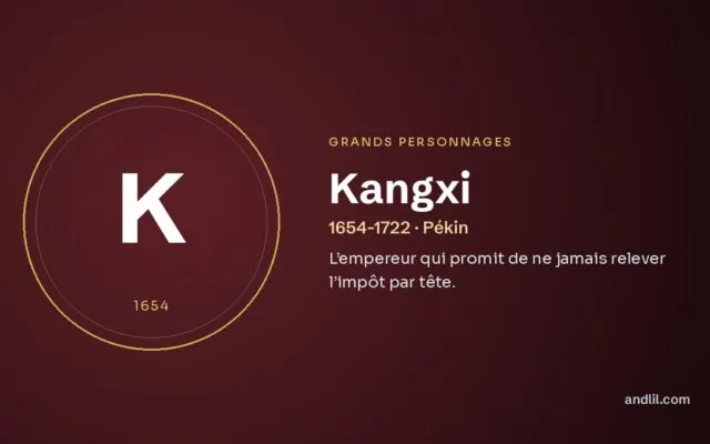 Kangxi : L’empereur qui promit de ne jamais relever l’impôt par tête