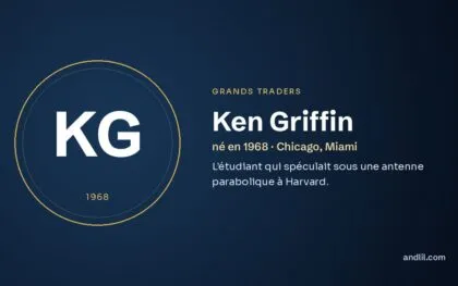 Ken Griffin (né en 1968 · Chicago, Miami), fiche du guide des grands traders