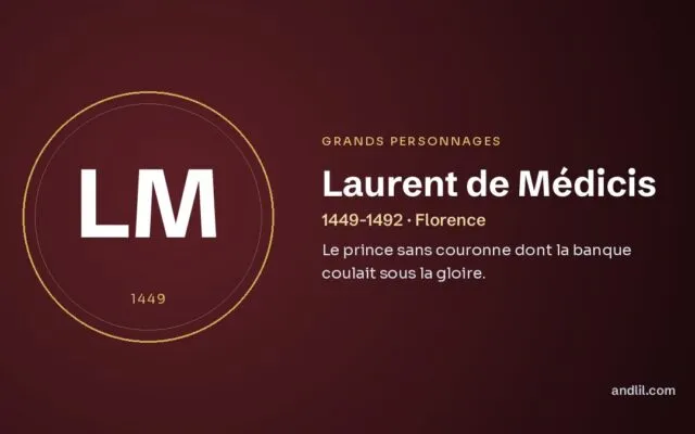 Laurent de Médicis : Le prince sans couronne dont la banque coulait sous la gloire