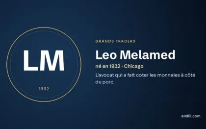Leo Melamed (né en 1932 · Chicago), fiche du guide des grands traders