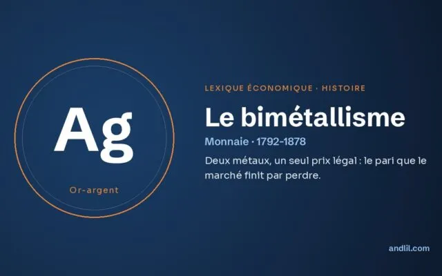 Le bimétallisme, définition du lexique économique d’andlil.com