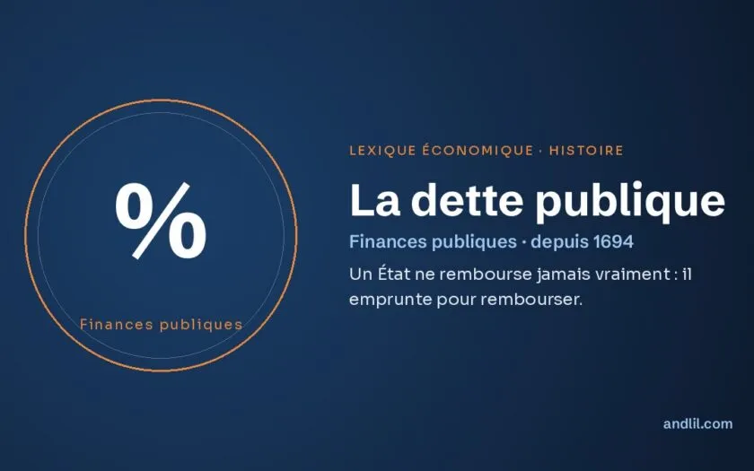 La dette publique, définition du lexique économique d’andlil.com