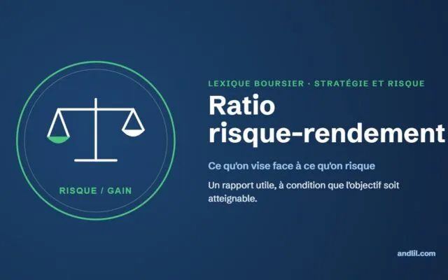 Lexique boursier : Ratio risque-rendement
