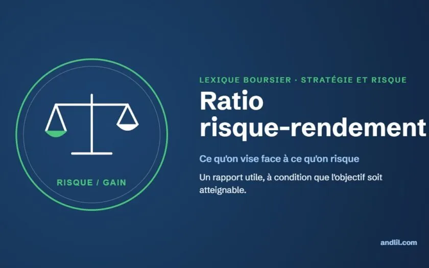 Lexique boursier : Ratio risque-rendement