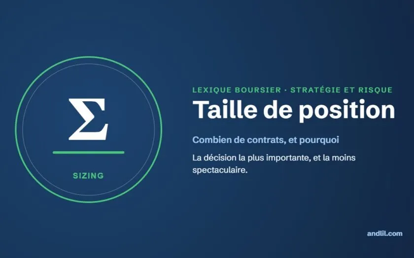 Lexique boursier : Taille de position