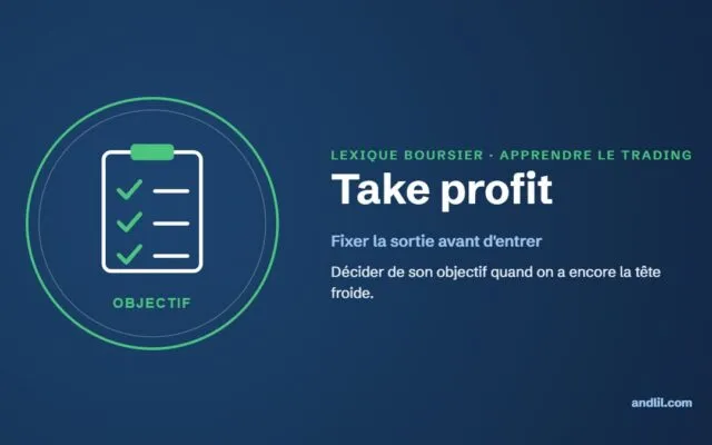 Lexique boursier : Take profit
