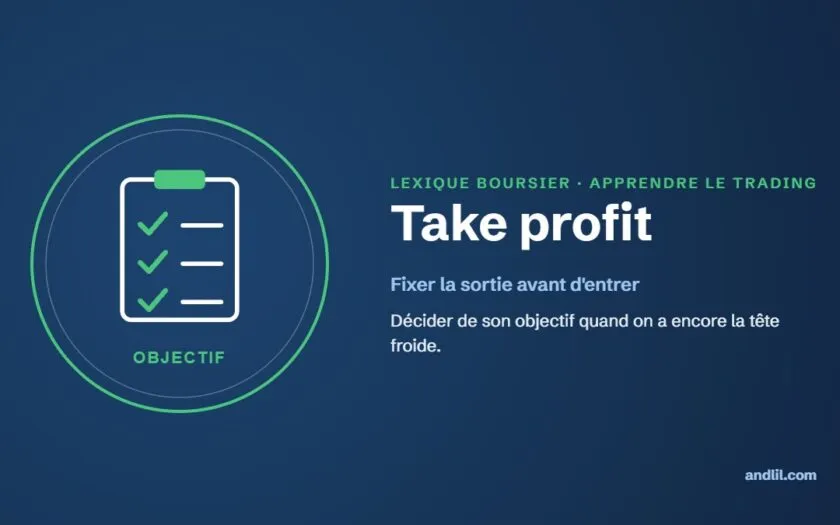 Lexique boursier : Take profit