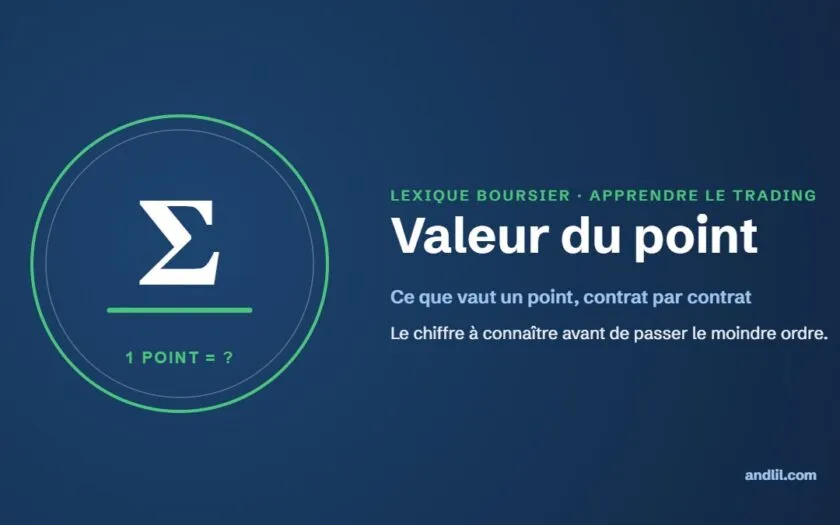 Lexique boursier : Valeur du point