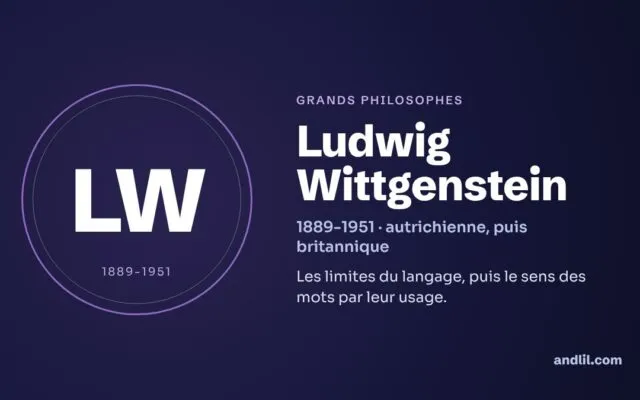 Ludwig Wittgenstein : biographie, idées et héritage
