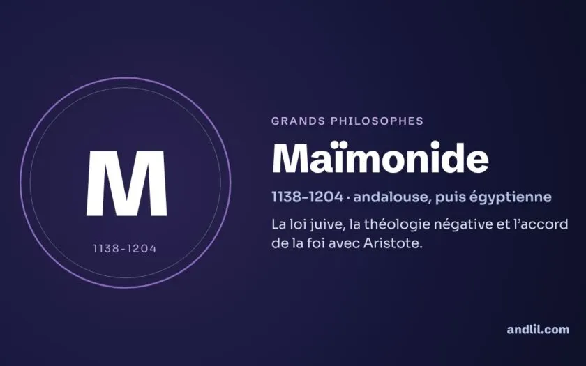 Maïmonide : biographie, idées et héritage