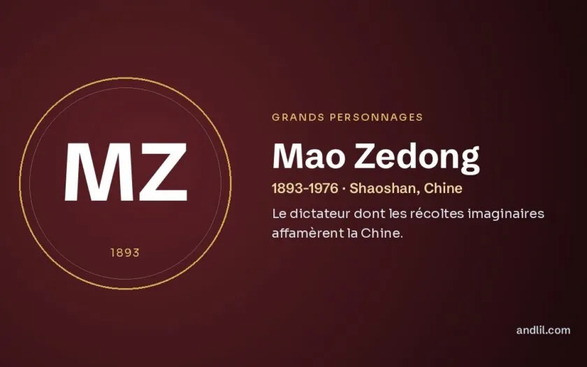 Mao Zedong : Le dictateur dont les récoltes imaginaires affamèrent la Chine