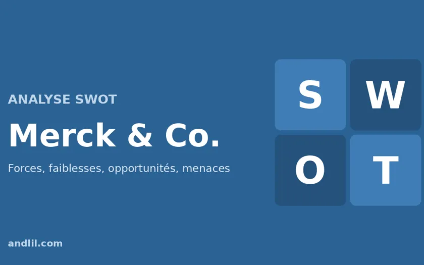 Analyse SWOT de Merck & Co. (MSD) : forces, faiblesses, opportunités et menaces