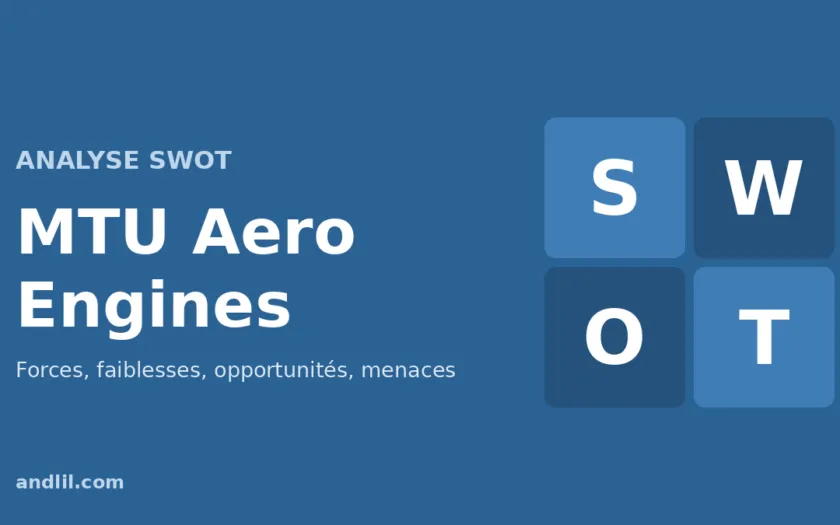 Analyse SWOT de MTU Aero Engines : forces, faiblesses, opportunités et menaces