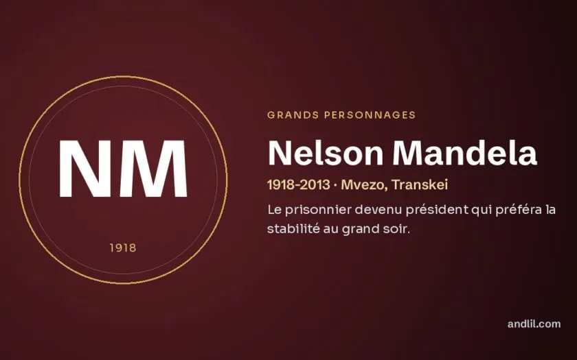 Nelson Mandela : Le prisonnier devenu président qui préféra la stabilité au grand soir