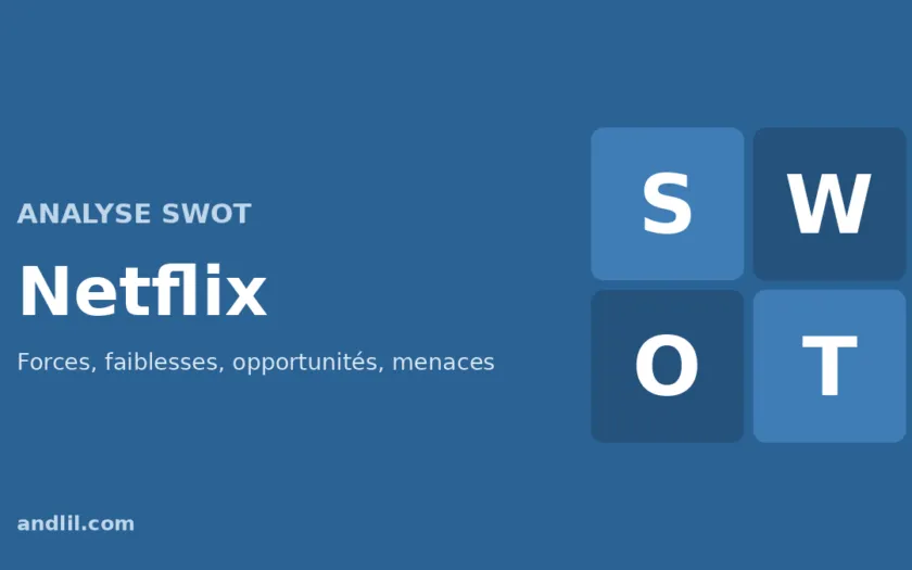 Analyse SWOT de Netflix : forces, faiblesses, opportunités et menaces