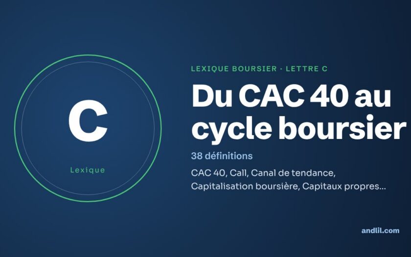Lexique boursier, lettre C : Du CAC 40 au cycle boursier