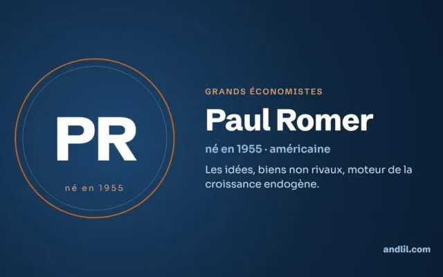 Paul Romer : biographie, idées et héritage