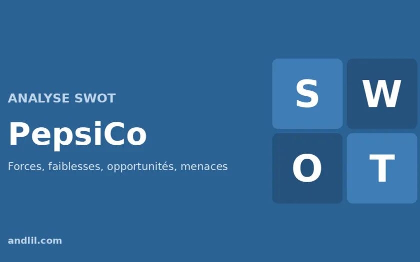 Analyse SWOT de PepsiCo : forces, faiblesses, opportunités et menaces