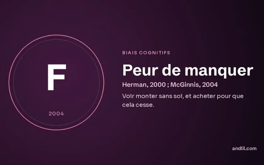 Peur de manquer : Voir monter sans soi, et acheter pour que cela cesse
