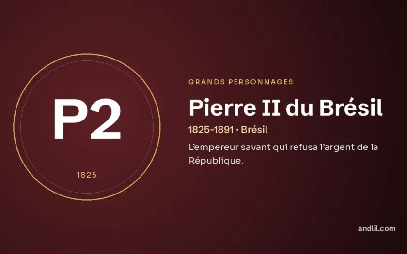 Pierre II du Brésil : L’empereur savant qui refusa l’argent de la République