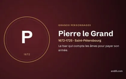 Pierre le Grand (1672-1725 · Saint-Pétersbourg), fiche du guide des grands personnages de l’histoire