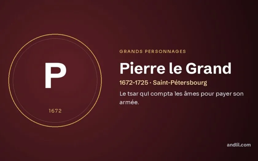Pierre le Grand : Le tsar qui compta les âmes pour payer son armée
