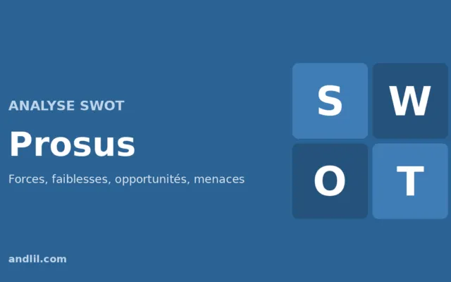 Analyse SWOT de Prosus : forces, faiblesses, opportunités et menaces