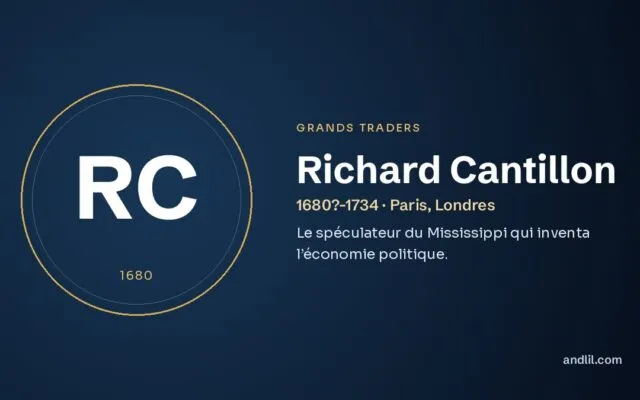 Richard Cantillon : Le spéculateur du Mississippi qui inventa l’économie politique