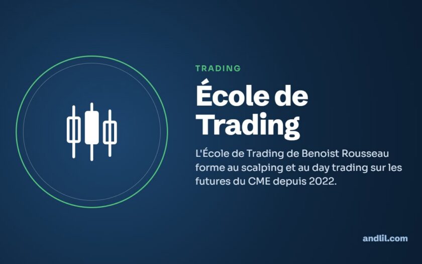 École de Trading : L'École de Trading de Benoist Rousseau forme au scalping et au day trading sur les futures du CME depuis 2022.