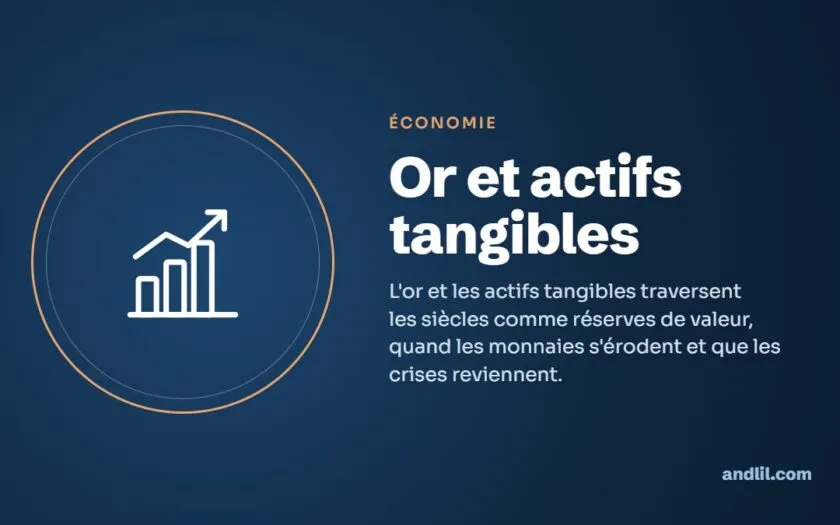Or et actifs tangibles : L'or et les actifs tangibles traversent les siècles comme réserves de valeur, quand les monnaies s'érodent et que les crises reviennent.
