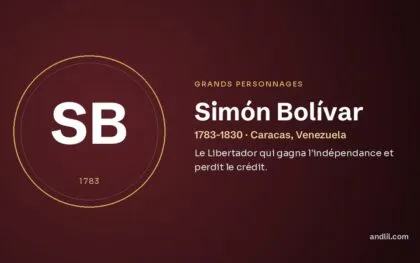 Simón Bolívar (1783-1830 · Caracas, Venezuela), fiche du guide des grands personnages de l’histoire