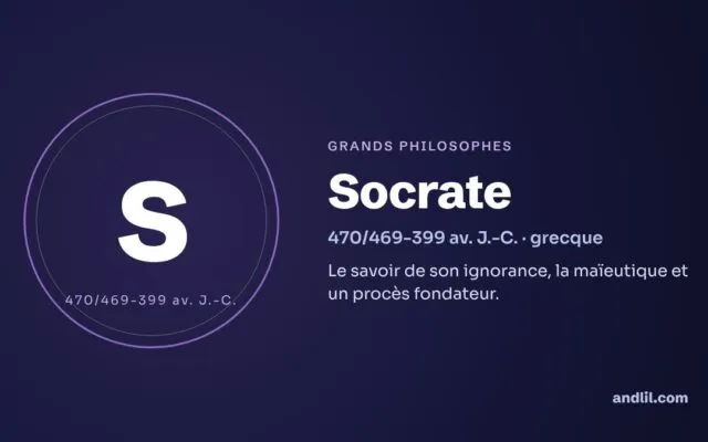 Socrate : biographie, idées et héritage