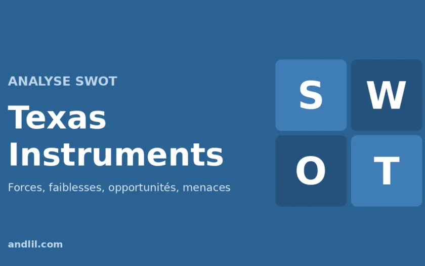 Analyse SWOT de Texas Instruments : forces, faiblesses, opportunités et menaces