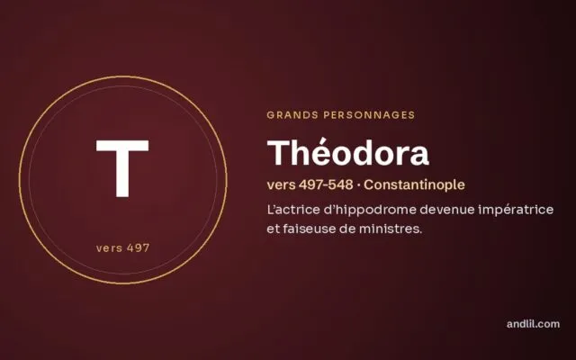 Théodora : L’actrice d’hippodrome devenue impératrice et faiseuse de ministres
