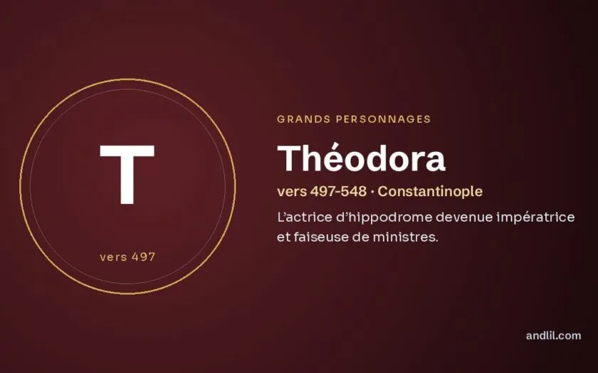 Théodora : L’actrice d’hippodrome devenue impératrice et faiseuse de ministres