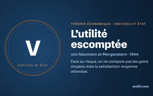 L'utilité escomptée : la théorie économique expliquée