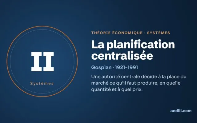 La planification centralisée : la théorie économique expliquée