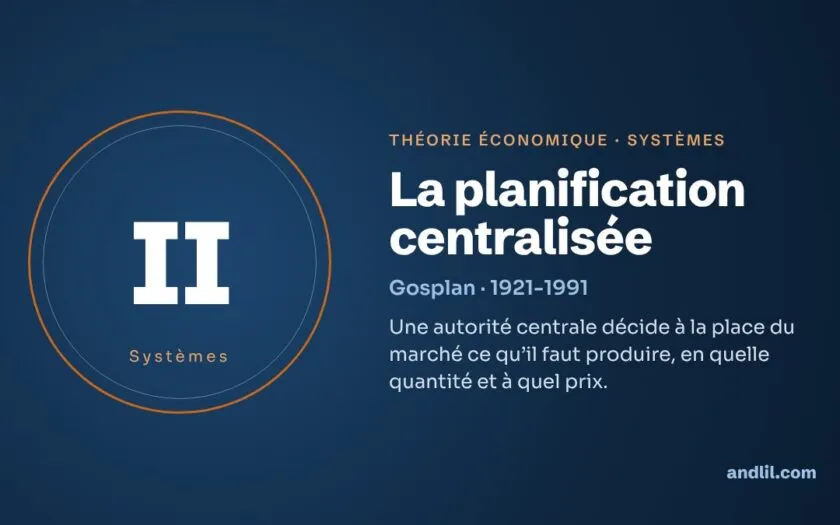 La planification centralisée : la théorie économique expliquée