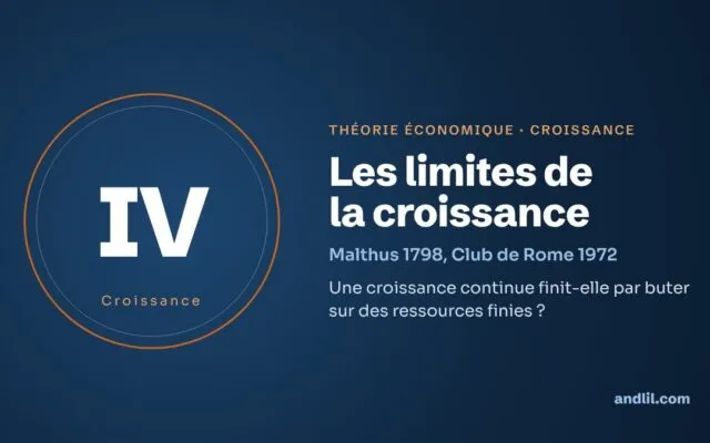 Les limites de la croissance : la théorie économique expliquée